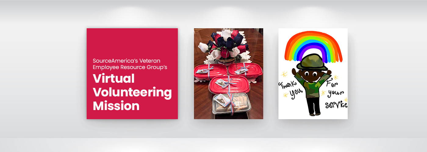 SourceAmerica’s Veteran Employee Resource Group’s virtual volunteering mission